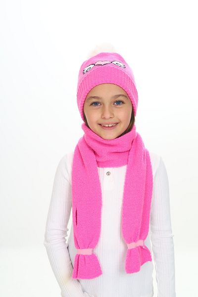 Sevimli Girl's Beret Scarf Set 4-10 Years