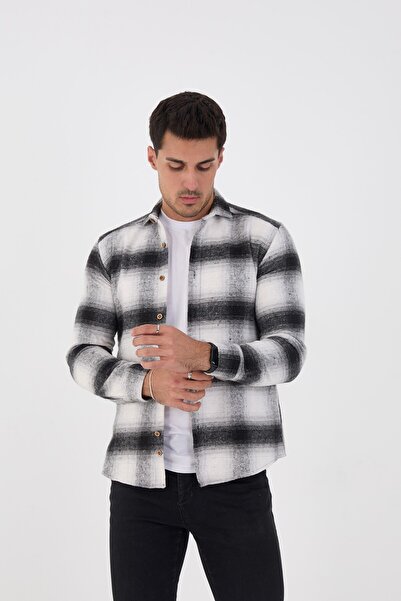 jack carisma ΞΥΛΙΝΟΠΟΙΗΤΗΣ CHECK SLIM FIT ΑΝΔΡΙΚΟ ΠΟΥΚΑΜΙΣΟ