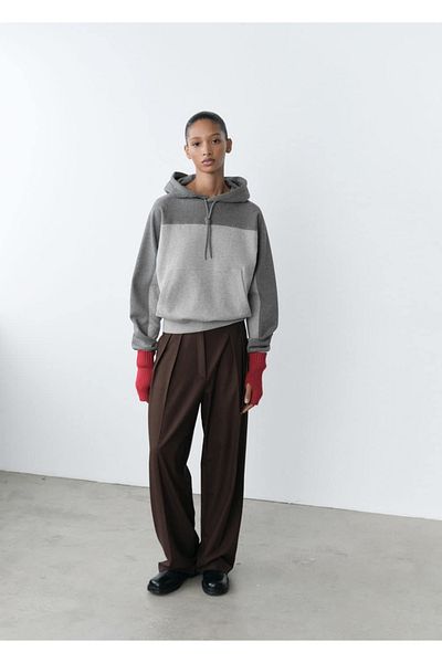 MANGO Woman Sweatshirt - Relaxed Fit and Stylish Design