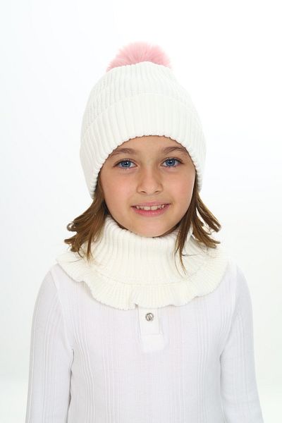 Sevimli Girl's Beret Neck Collar Set 4-10 Years