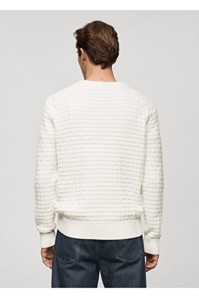 MANGO Man Cross Knitted Sweater