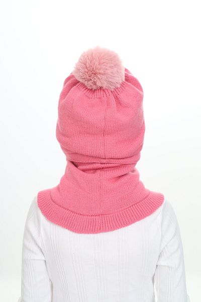 Sevimli 4-10 Years Girl's Beanie Neck Collar Snow Mask