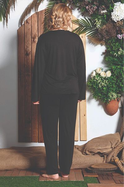 NEYSEKİVAR Plus Size Pajama Set