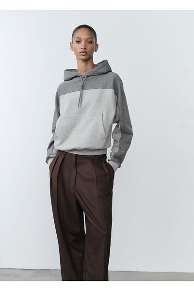 MANGO Woman Sweatshirt - Relaxed Fit and Stylish Design