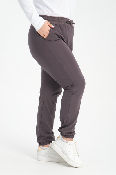 BANEGA Curve Kışlık Jogger Cepli Dalgıç Kumaş Şardonlu Polar Eşofman Altı