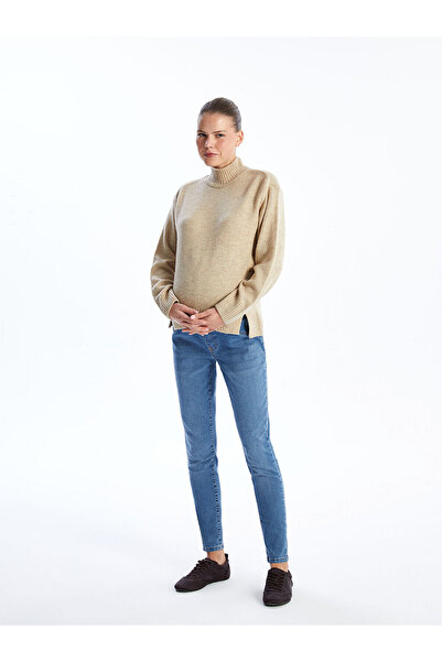 LC Waikiki Παντελόνι τζιν εγκυμοσύνης Lcwk Abdominal Paneled Mercury Skinny Fit