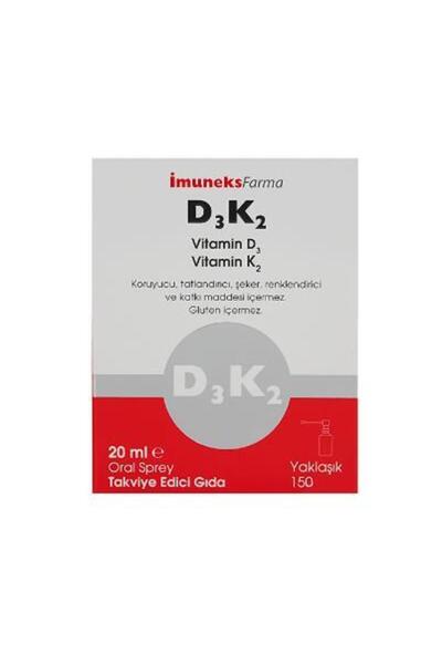 Imuneks D3 K2 Vitamin Sprey 20 ml