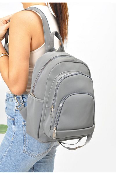 Uniquerrs Unisex Αδιάβροχο σατέν συνθετικό δέρμα σακίδιο καθημερινής χρήσης