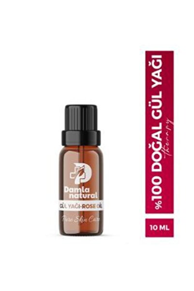 Damla Natural Gül Yağı 10 ml %100 Doğal Bitkisel Uçucu Yağ Rose Oil