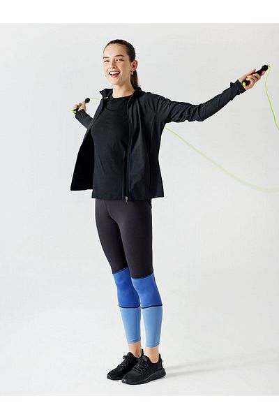 LC Waikiki Γυναικείο αθλητικό κολάν Lcw Elastic Waist Color Block Interlock