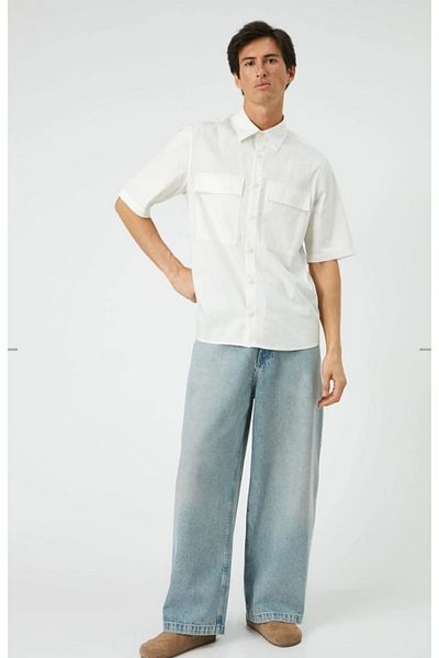 Butik Karaca COPY - COPY - ανδρικό φαρδύ τζιν τζιν παντελόνι