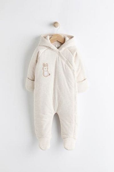 Next Baby Mink Fully Fleece Lined Astronaut Jumpsuit