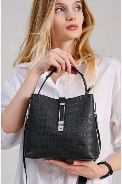 Just Polo حقيبة كتف نسائية بحزام طويل قابل للتعديل 234023 MH