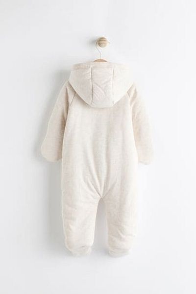 Next Baby Mink Fully Fleece Lined Astronaut Jumpsuit
