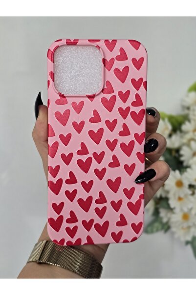 Magic Ring حافظة هاتف آيفون 16 بروماكس متوافقة مع طباعة القلب من الداخل