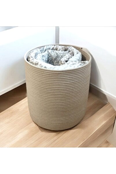 bayram taşcıoğlu home desing 30*30 Organizer Basket - Blanket, Flower Pot and Toy Basket, Gift Basket