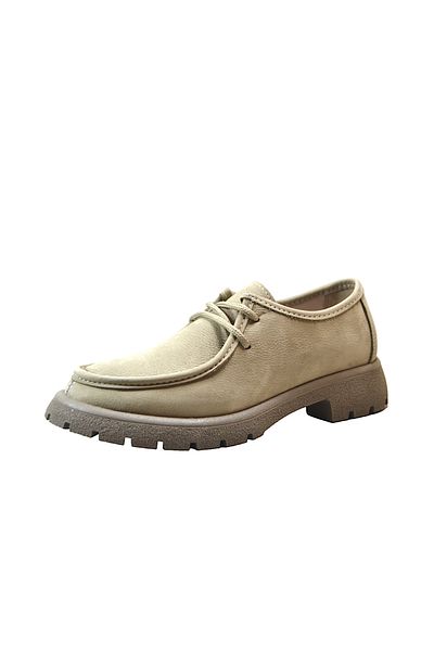 Beety 424-7 Genuine Soft Leather Mink Bonded Casual Women's Shoes