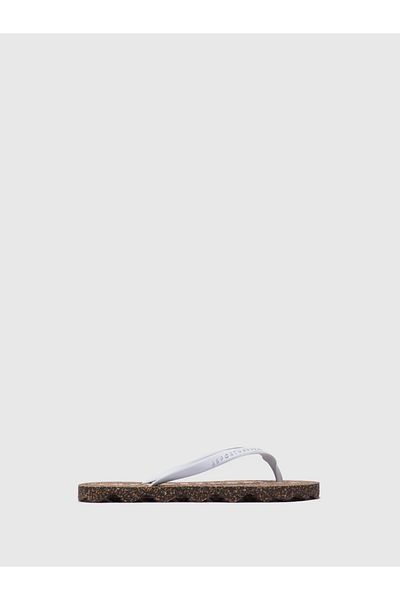 Asportuguesas Beach Flip-Flops Base White & Rubber Strap Flip-Flops