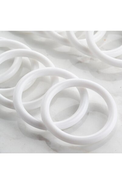 erdoğan hobi حلقة بلاستيكية 10 قطع 6 سم منشفة حلقة هواية حلقة عمل حلقة بلاستيكية