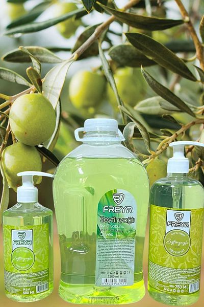 FREYR 2500Ml-750Ml-500Ml Moisturizing Liquid Hand Soap - Extra Olive Oil Perfumed