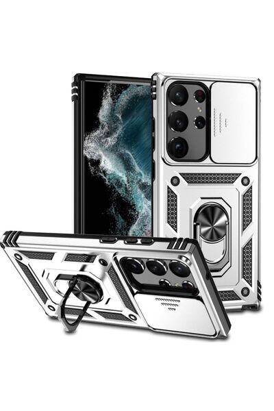 Rivor حافظة متوافقة مع هاتف سامسونج جالاكسي S23 الترا مع حماية للكاميرا وغطاء...