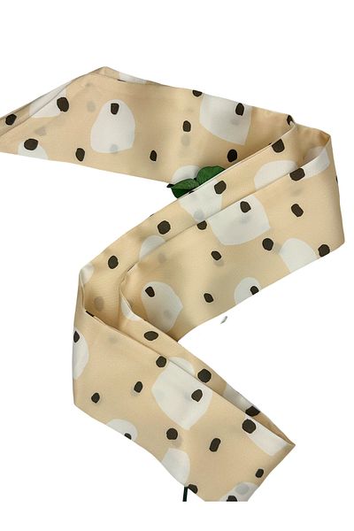 ICON SILK Панделка за коса от чиста коприна (на точки)