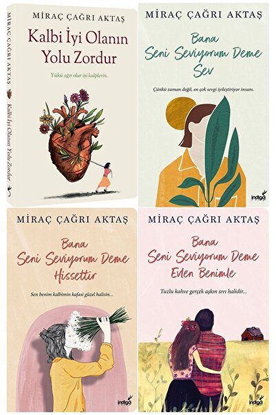 İndigo Kitap Kalbi İyi Olanın Yolu Zordur + Bana Seni Seviyorum Deme Sev - Hi...