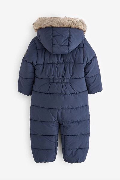 Next Baby Boy's Waterproof Astronaut Snow Jumpsuit
