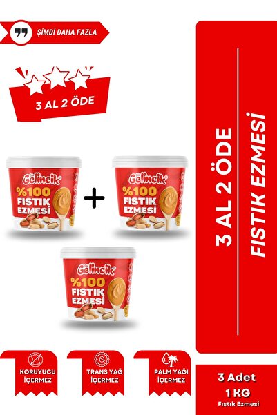 Gelincik 3'lü Set %100 Saf Doğal Katkısız Taze Çekim Glutensiz Şekersiz Fıstı...