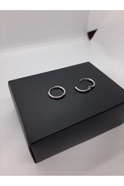 Set 10 mm Antialerjik Paslanmaz (1 Çift ) Çelik Halka Küpe ( Kalınlık: 1,6 mm )