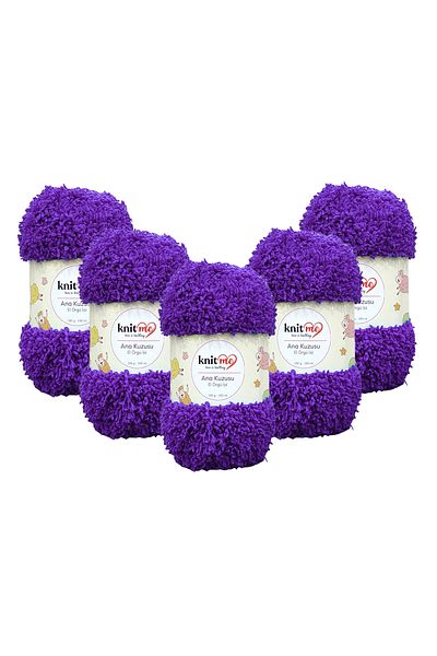 knitme 5 Κουβέρτες Main Lamb Cardigan - Πλεκτό νήμα, 100 γρ. 100 Μ.
