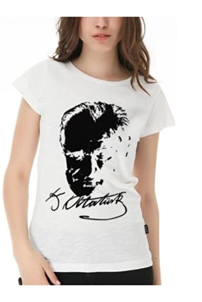 Gutsy Μπλουζάκι με στάμπα Ataturk για παιδιά και ενήλικες