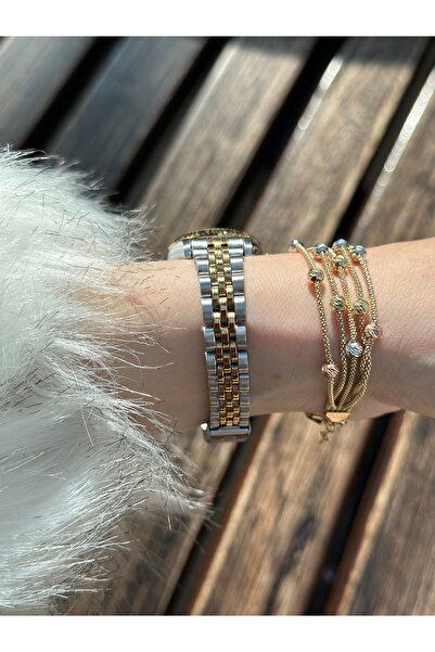 Sportive Sporty Steel Small Size Wristwatch