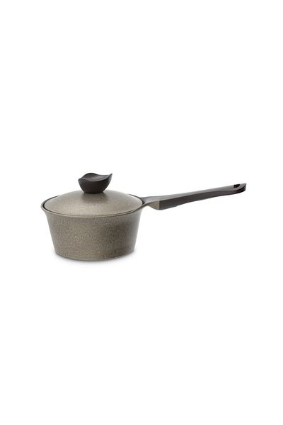 NEOFLAM ,aeni,sauce Pan With Lid,18cm,cast Aluminum Ecolon Coating,nonstick,gray Marble.
