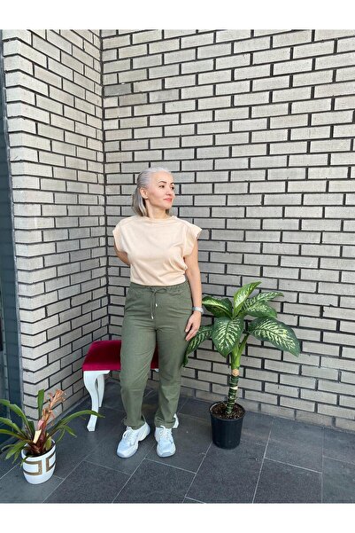 STAMINA Πράσινο Γυναικείο Παντελόνι - Μοντέλο 7pn09