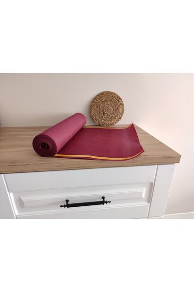 Perisfer Claret Red 3m Adhesive Cabinet Drawer - Non-Slip and Non-Slip Kitchen Shelf Cover
