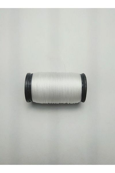 Eskişehir hobi sanat 0,2 mm 30 μέτρα κορδόνι χάντρες προσευχής Αδιαφανές λευκό χρώμα (πιο λεπτό κορδόνι χάντρες προσευχής)