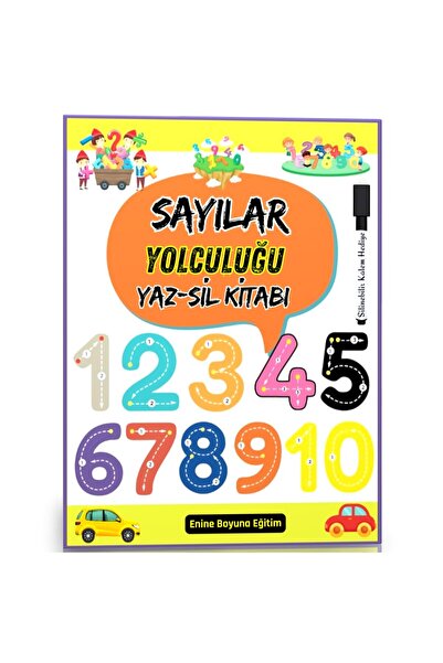 Enine Boyuna Eğitim Book Journey of Numbers Yaz-Sil