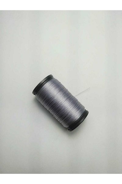 Eskişehir hobi sanat 0,2 mm 60 μέτρα κορδόνι χάντρες προσευχής μεταλλικό γκρι χρώμα (πιο λεπτό κορδόνι χάντρες προσευχής)