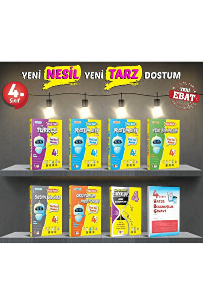 Artı Eğitim Yayınları 4. Sınıf Yeni Nesil Yeni Tarz Eğitim Setim ( 7 Kitap + ...