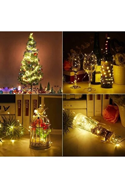 YASİMA Pil Ile Çalışan Peri Led Işık Kumandalı Animasyonlu Pil Led 10 Metre Çok Amaçlı Aydınlatma