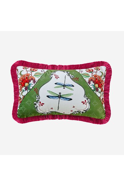 CHIARA ALESSI Allure Green Velvet Decorative Pillow 30X50 cm
