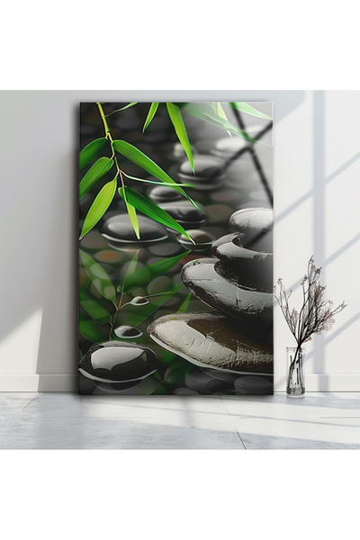 Genel Markalar Spa Modern Duvar Tablo , Meditasyon Cam Duvar Dekoru , Temperl...