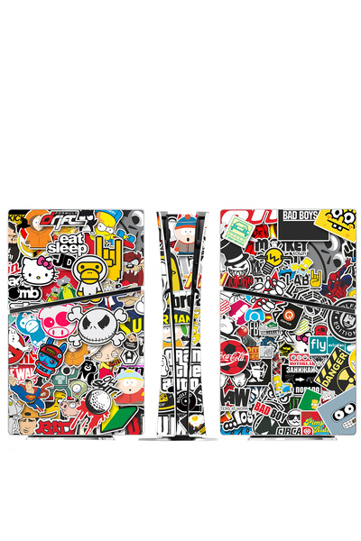 Kt Grup Sticker Bomb Playstation 5 Uyumlu Slim Kasa Dijital Versiyon Sticker ...