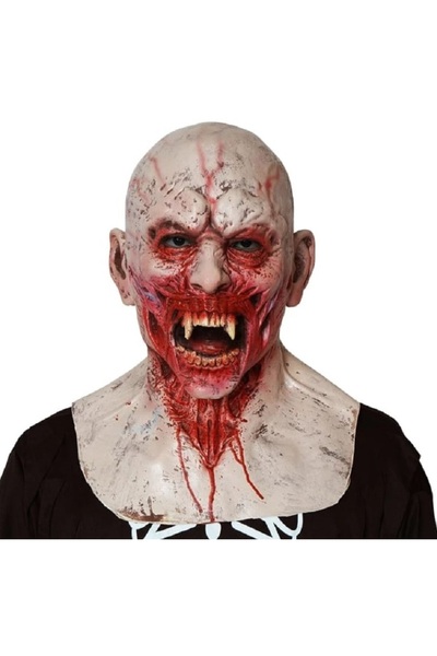 Ufuk Şaka Oyunları Merkezi Latex Boyunlu Vampir Maskesi