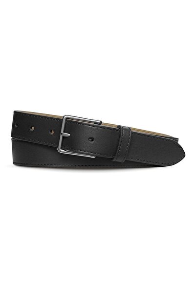 ÖZTÜRK DERİ Men's 4 Cm Sports Black Belt