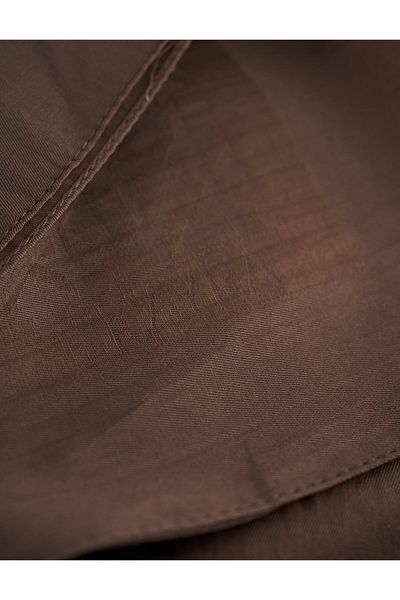 Kayra Φουλάρι με λογότυπο R Coffee Color Cotton