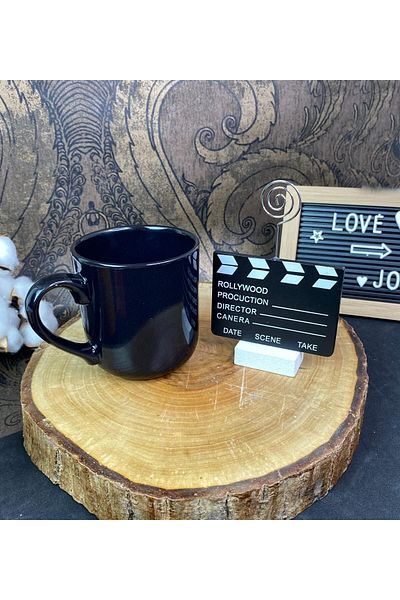 STOREMAX Ntwork Black Cloud Mug and Clapper Note Holder Set Art 1087243
