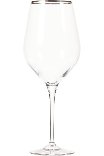 STOREMAX Ntwork Chamonix Red Wine Glass Silver Art 1087243