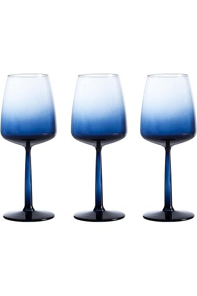 STOREMAX Ntwork Concept Lora 3-Piece Goblet Set -Navy 430 ml Art 1087243